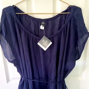 Women’s NWT Navy Swim Cover Up.